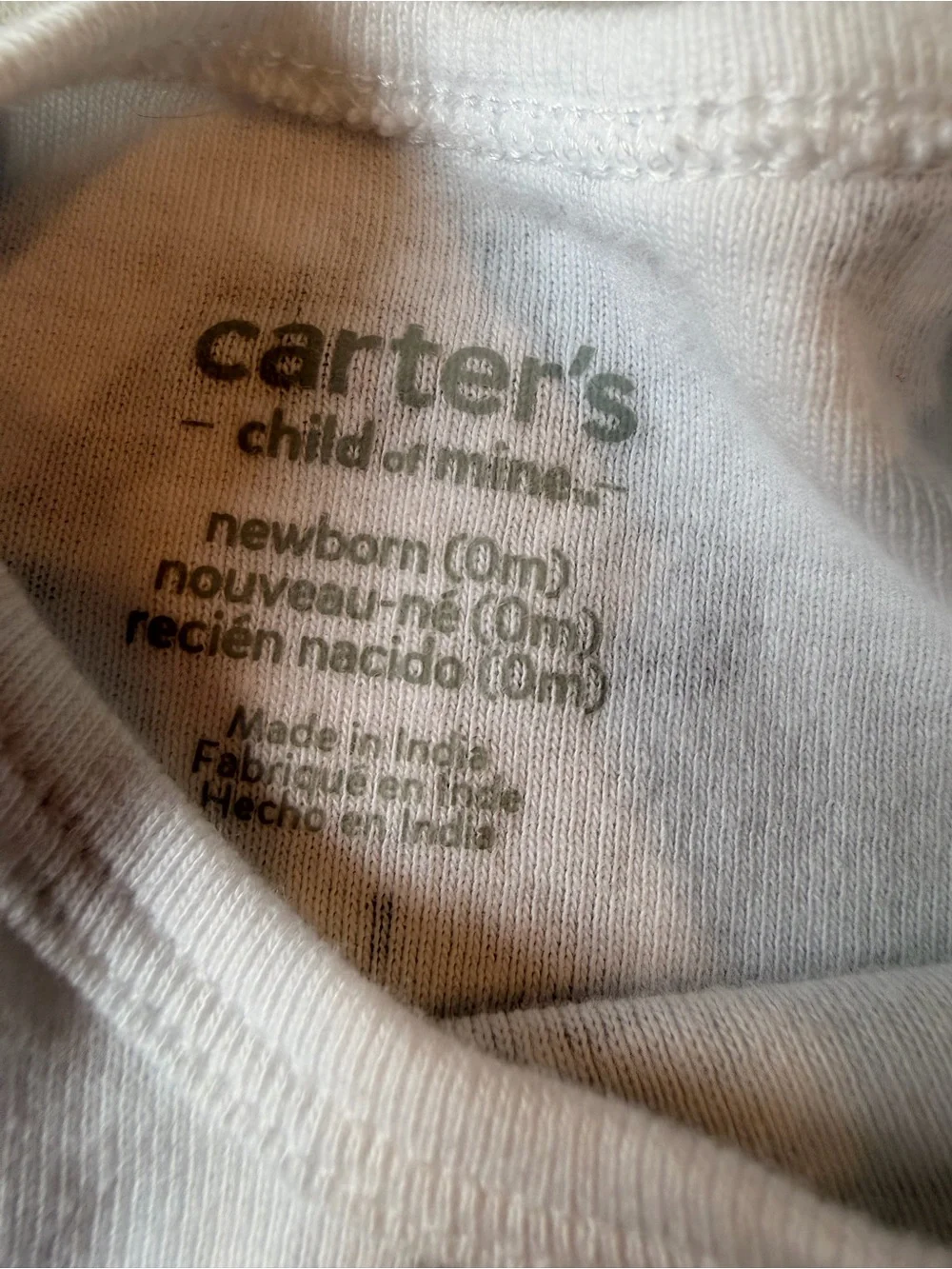 Carter's Child of Mine Newborn Boy Construction Outfit Set